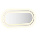 LUSTRO ŁAZIENKOWE LED PRZEZROCZYSTY 60 X 25 CM SZKŁO HARTOWANE