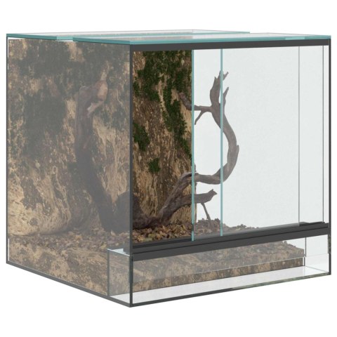 VidaXL Terrarium z przechowywaniem przezroczysty 30 x 30 x 30 cm Szkło