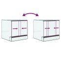 VidaXL Terrarium z przechowywaniem przezroczysty 30 x 30 x 30 cm Szkło