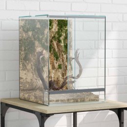 VidaXL Terrarium z przechowywaniem przezroczysty 30 x 30 x 40 cm Szkło