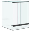 VidaXL Terrarium z przechowywaniem przezroczysty 30 x 30 x 40 cm Szkło