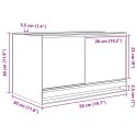 VidaXL Terrarium z przechowywaniem przezroczysty 50 x 30 x 30 cm Szkło