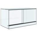 VidaXL Terrarium z przechowywaniem przezroczysty 80 x 40 x 40 cm Szkło