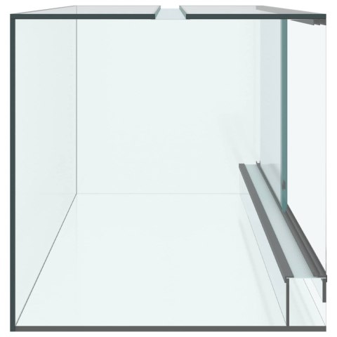 VidaXL Terrarium z przechowywaniem przezroczysty 80 x 40 x 40 cm Szkło