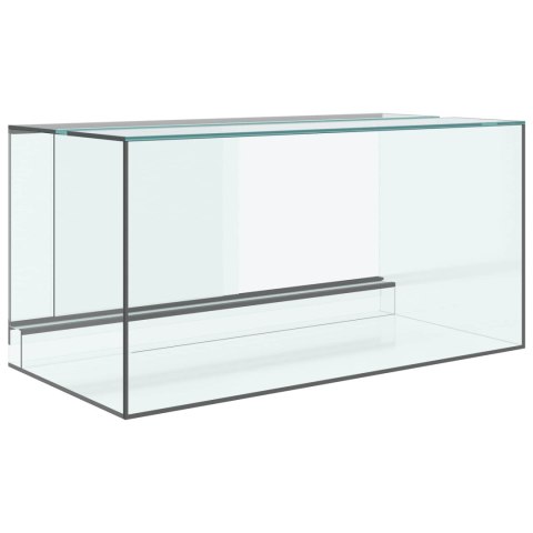 VidaXL Terrarium z przechowywaniem przezroczysty 80 x 40 x 40 cm Szkło