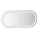 LUSTRO ŁAZIENKOWE LED PRZEZROCZYSTY 60 X 25 CM SZKŁO HARTOWANE
