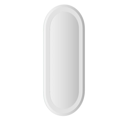 LUSTRO ŁAZIENKOWE LED PRZEZROCZYSTY 60 X 25 CM SZKŁO HARTOWANE