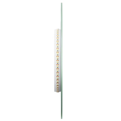LUSTRO ŁAZIENKOWE LED PRZEZROCZYSTY 60 X 25 CM SZKŁO HARTOWANE