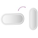 LUSTRO ŁAZIENKOWE LED PRZEZROCZYSTY 60 X 25 CM SZKŁO HARTOWANE