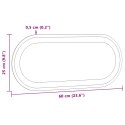 LUSTRO ŁAZIENKOWE LED PRZEZROCZYSTY 60 X 25 CM SZKŁO HARTOWANE