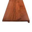 PARAPETY 2 SZT. BRĄZOWY 90 X 20 X 2 CM DREWNO BUKOWE