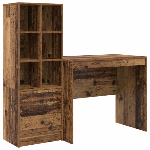 VidaXL Biurko Stare drewno 135,5 x 50 x 127 cm 2 szt.