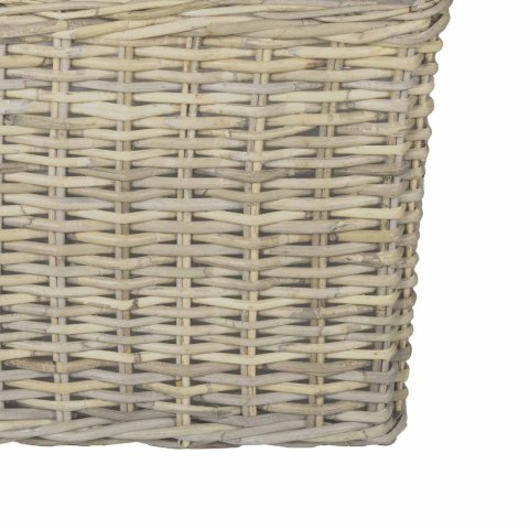 KOSZ NA ROŚLINY GENDT 2 SZT. NATURALNA SZAROŚĆ RATTAN KUBU