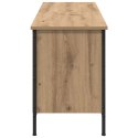 SZAFKA NA BUTY 131 X 35 X 50 CM DREWNO INŻYNIERYJNE I ŻELAZO