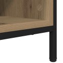 SZAFKA NA BUTY 131 X 35 X 50 CM DREWNO INŻYNIERYJNE I ŻELAZO