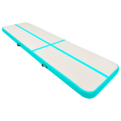 MATA GIMNASTYCZNA Z POMPKĄ 700X100X15 CM PVC ZIELONA