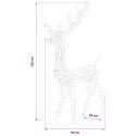 VidaXL Akrylowe renifery ozdobne, 2 szt., 120 cm, niebieskie