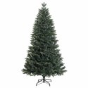 VidaXL Sztuczna choinka z zawiasami 120 cm 150 LED Ciepła biel