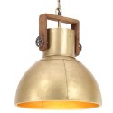 INDUSTRIALNA LAMPA WISZĄCA 25 W MOSIĘŻNA OKRĄGŁA 40 CM E27