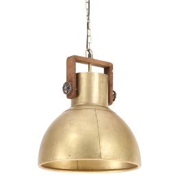 INDUSTRIALNA LAMPA WISZĄCA 25 W MOSIĘŻNA OKRĄGŁA 40 CM E27