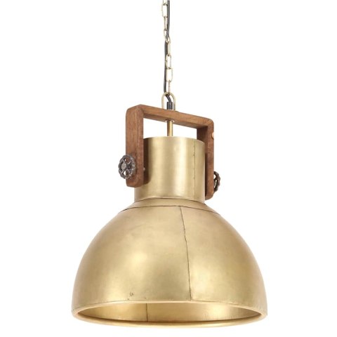 INDUSTRIALNA LAMPA WISZĄCA 25 W MOSIĘŻNA OKRĄGŁA 40 CM E27