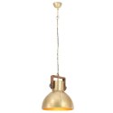 INDUSTRIALNA LAMPA WISZĄCA 25 W MOSIĘŻNA OKRĄGŁA 40 CM E27