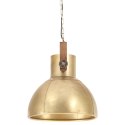 INDUSTRIALNA LAMPA WISZĄCA 25 W MOSIĘŻNA OKRĄGŁA 40 CM E27