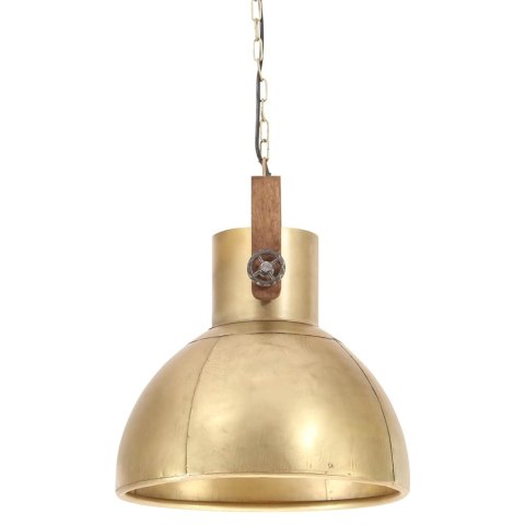 INDUSTRIALNA LAMPA WISZĄCA 25 W MOSIĘŻNA OKRĄGŁA 40 CM E27