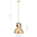 INDUSTRIALNA LAMPA WISZĄCA 25 W MOSIĘŻNA OKRĄGŁA 40 CM E27