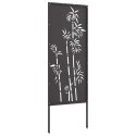 PARAWAN OGRODOWY OSŁONA DO OGRODU EKRAN PRYWATNOŚCI 50X140 CM STAL CZARNY