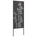 PARAWAN OGRODOWY OSŁONA DO OGRODU EKRAN PRYWATNOŚCI 50X140 CM STAL CZARNY