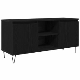 VidaXL Szafka pod telewizor 104 x 35 x 50 cm Czarny Dąb