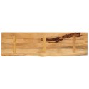 VidaXL Blat stołu, 120x20x3,8 cm, naturalna krawędź, drewno mango
