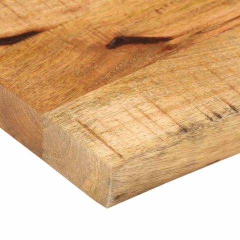 VidaXL Blat stołu, 120x20x3,8 cm, naturalna krawędź, drewno mango