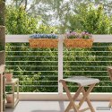 HANGING PLANTER KOSZ GENDT 2 SZT. NATURALNY BRĄZ RATTAN KUBU