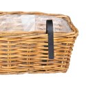 HANGING PLANTER KOSZ GENDT 2 SZT. NATURALNY BRĄZ RATTAN KUBU