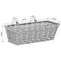 HANGING PLANTER KOSZ GENDT 2 SZT. NATURALNY BRĄZ RATTAN KUBU
