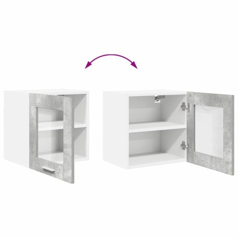VidaXL Szafka wisząca Betonowy szary 40 x 31 x 40 cm