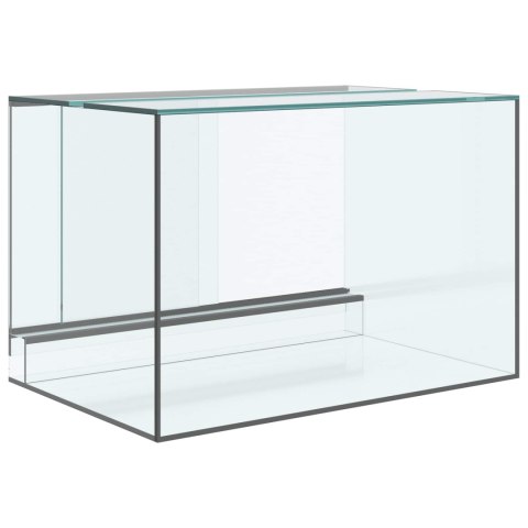 VidaXL Terrarium z przechowywaniem przezroczysty 60 x 40 x 40 cm Szkło