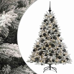 VidaXL Sztuczna choinka z bombką 120 cm 150 LED Ciepła biel