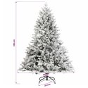 VidaXL Sztuczna choinka z bombką 120 cm 150 LED Ciepła biel