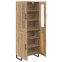 VidaXL Highboard 2 szt. Dąb rzemieślniczy 69,5 x 34 x 180 cm