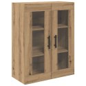 VidaXL Highboard 2 szt. Dąb rzemieślniczy 69,5 x 34 x 180 cm