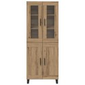 VidaXL Highboard 2 szt. Dąb rzemieślniczy 69,5 x 34 x 180 cm