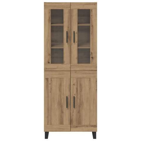 VidaXL Highboard 2 szt. Dąb rzemieślniczy 69,5 x 34 x 180 cm