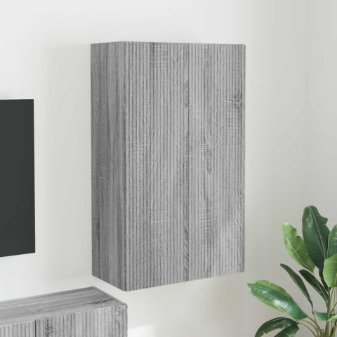 VidaXL Szafka pod telewizor 59,5 x 31 x 100 cm Szary Sonoma