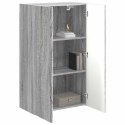 VidaXL Szafka pod telewizor 59,5 x 31 x 100 cm Szary Sonoma