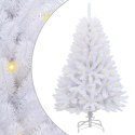 SZTUCZNA CHOINKA 150 LED PVC I STAL BIAŁY