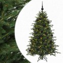 VidaXL Sztuczna choinka z bombką 120 cm 150 LED Ciepła biel