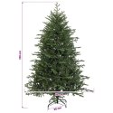 VidaXL Sztuczna choinka z bombką 120 cm 150 LED Ciepła biel